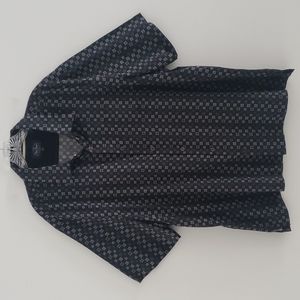 Nat Nast silk blend button-up short sleeved‎ shirt size extra large